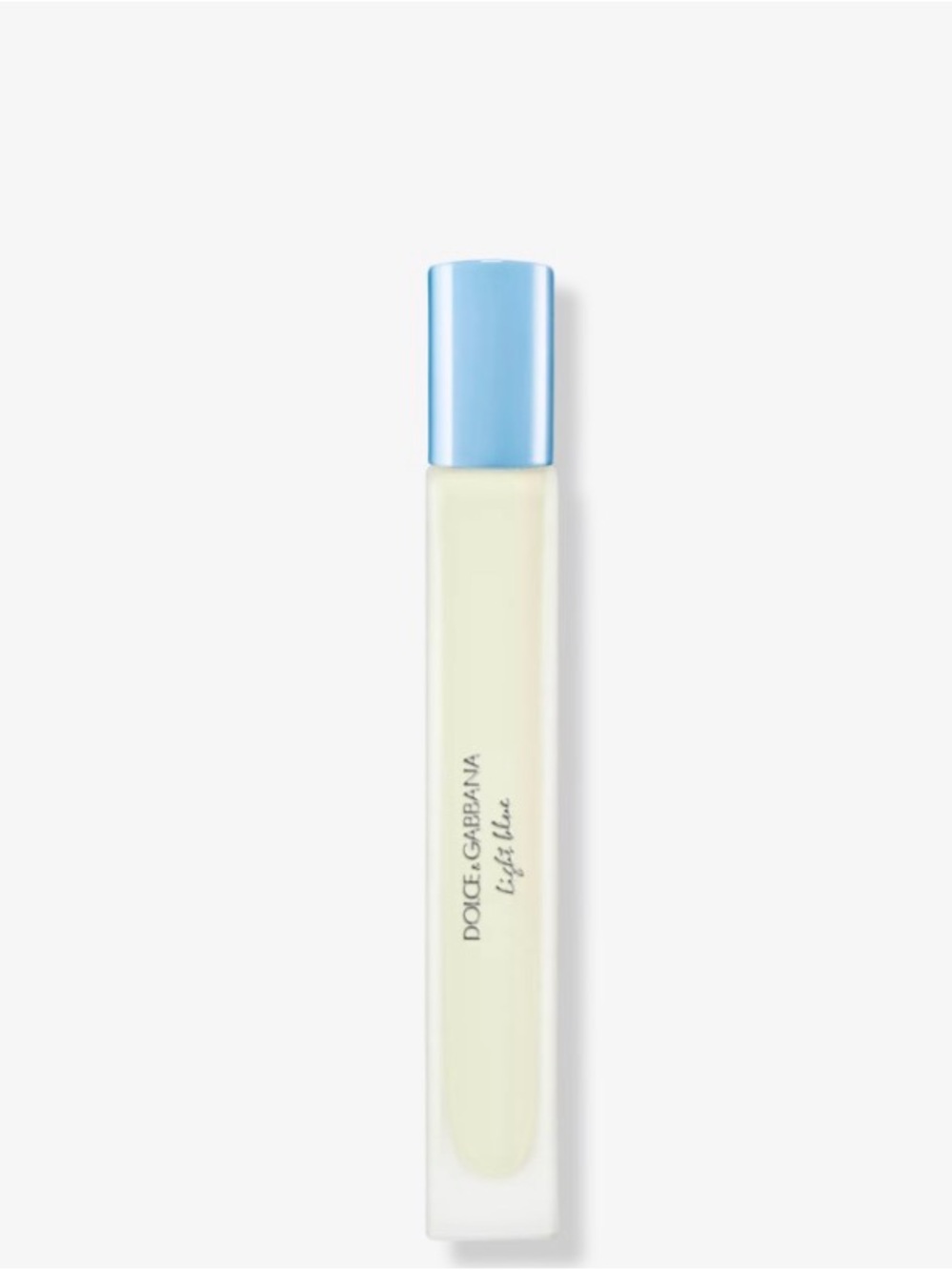 Dolce & Gabbana Light Blue Lip Balm & Gloss - Pale Yellow with Light Blue Cap